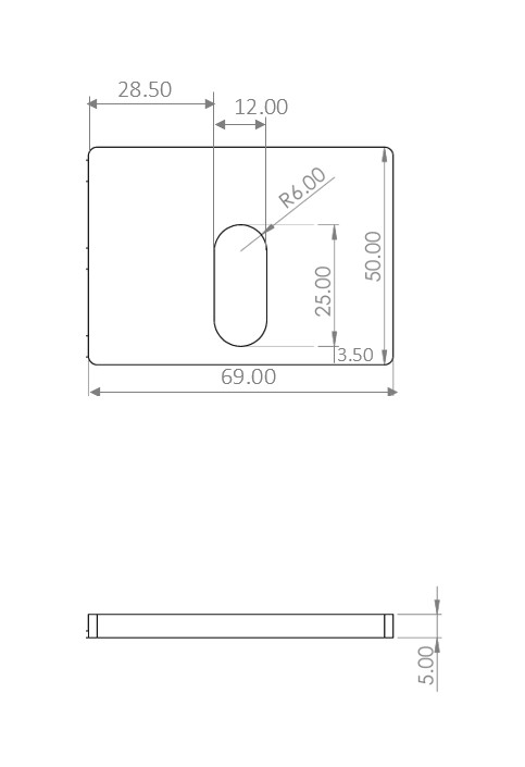 Šilumos izoliacinė poveržlė 140x50x5